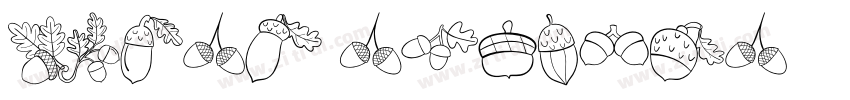 Acorn Regular字体转换